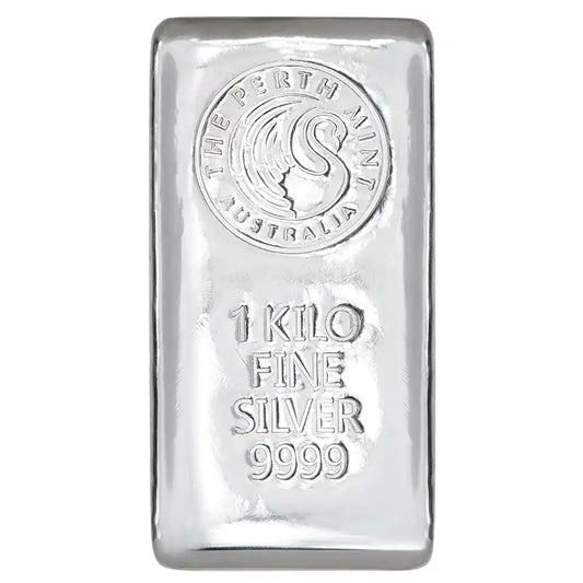 Perth Mint 1kg Silver Cast Bar