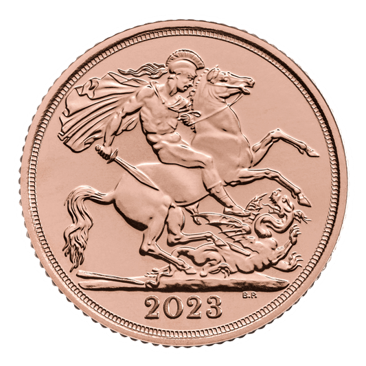 2023 Coronation Half Gold Sovereign – King Charles III