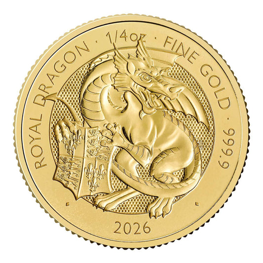 The Royal Dragon – Tudor Beasts 1/4oz Gold Coin 2026