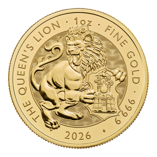2026 Tudor Beasts Queen’s Lion 1oz Gold Coin