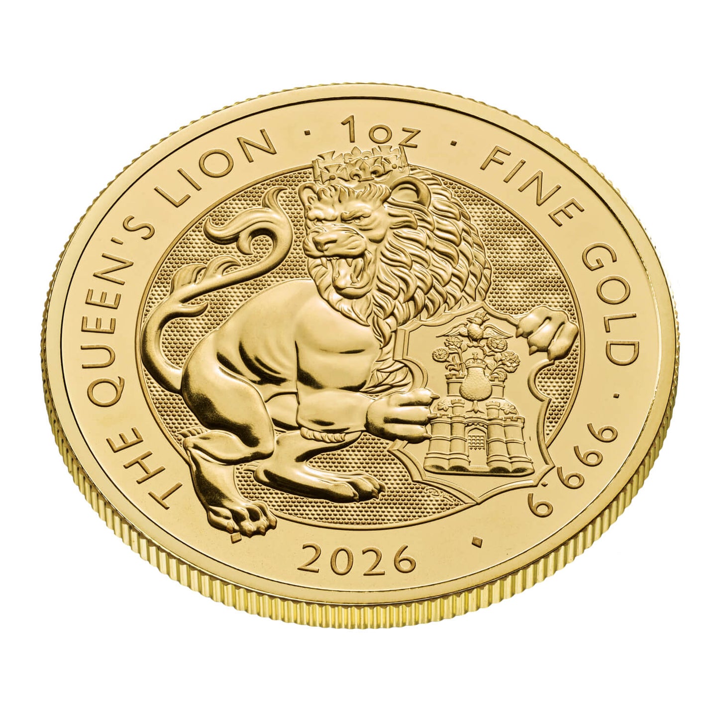 2026 Tudor Beasts Queen’s Lion 1oz Gold Coin