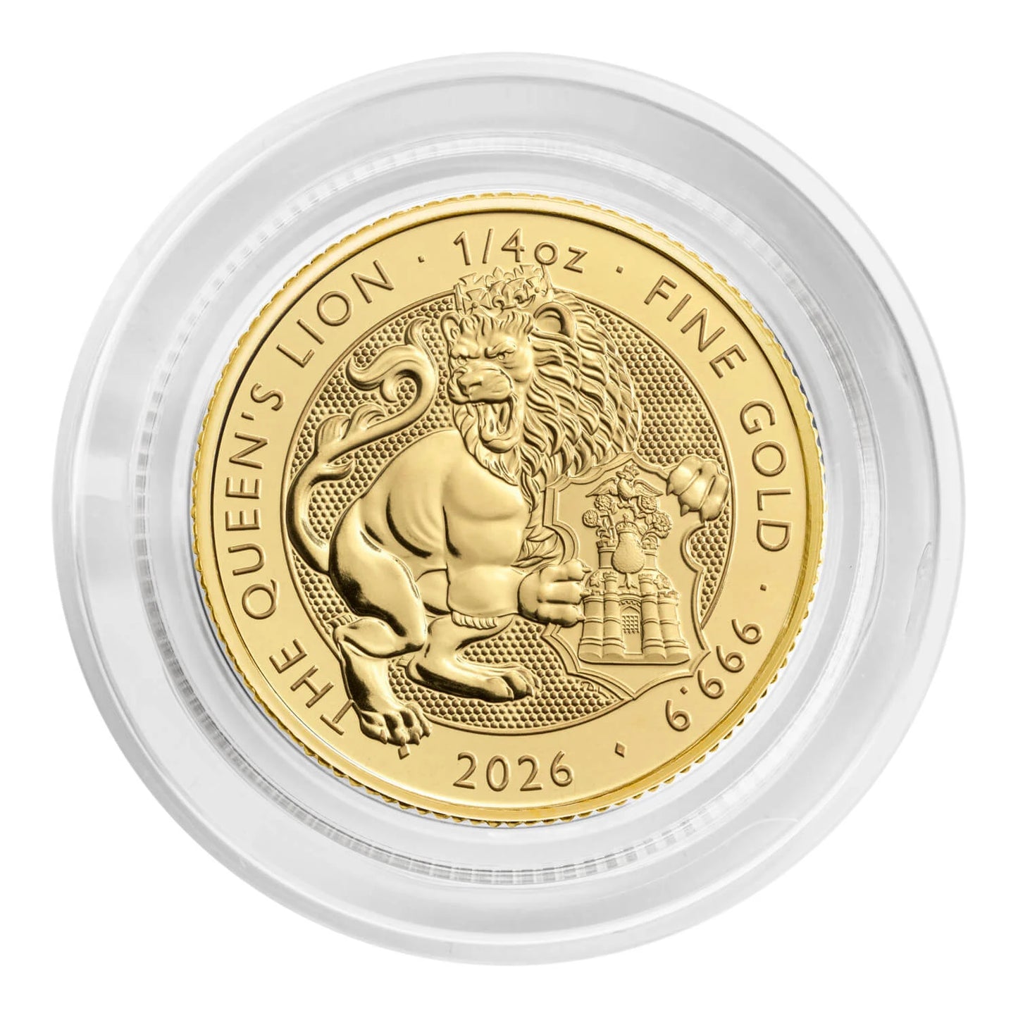 2026 Tudor Beasts Queen’s Lion 1/4oz Gold Coin