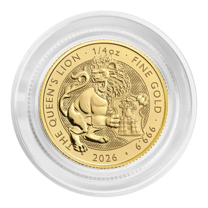 2026 Tudor Beasts Queen’s Lion 1/4oz Gold Coin