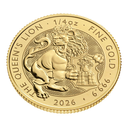 2026 Tudor Beasts Queen’s Lion 1/4oz Gold Coin