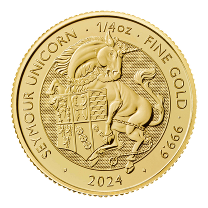 2024 Unicorn – Tudor Beast 1/4oz Gold Coin