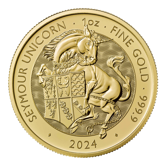 2024 1oz Gold Seymour Unicorn – Tudor Beast Coin