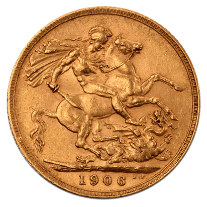Sovereign Edward VII Gold Coin — obverse