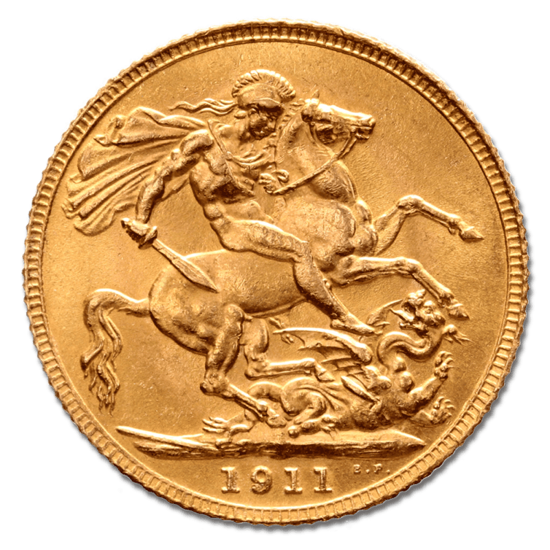 Sovereign George V Gold Coin — obverse