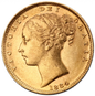 1884 Sovereign Victoria Young Head (Shield Back) Gold Coin