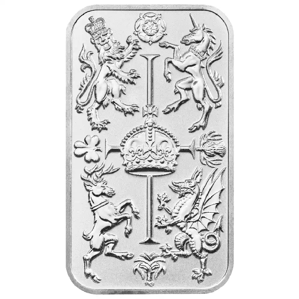 The Royal Mint Royal Celebration 1oz Silver Bar