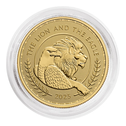 2025 British Lion & American Eagle 1oz Gold Coin