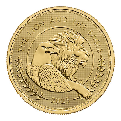 2025 British Lion & American Eagle 1oz Gold Coin