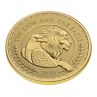 2025 British Lion & American Eagle 1oz Gold Coin