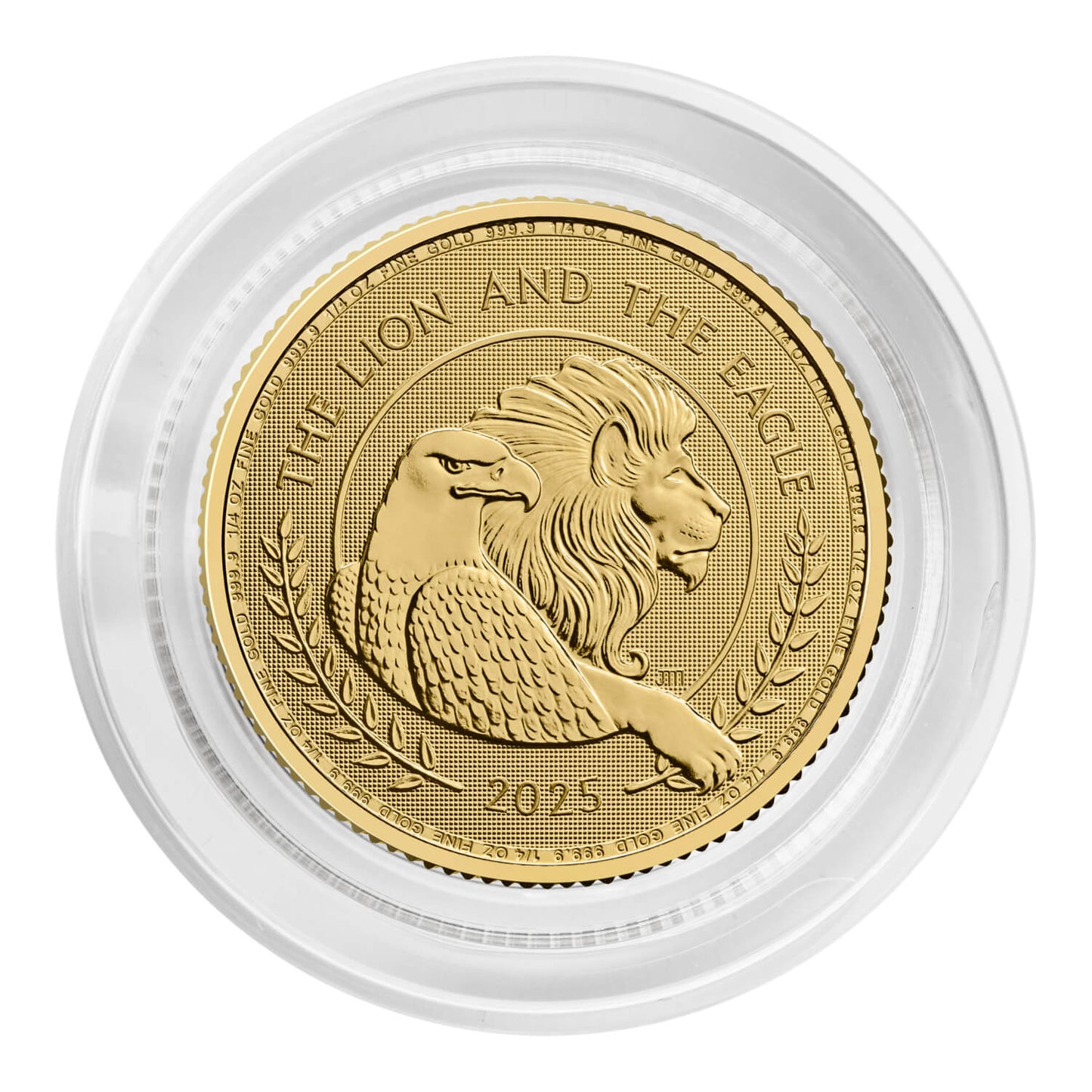2025 British Lion & American Eagle 1/4oz Gold Coin