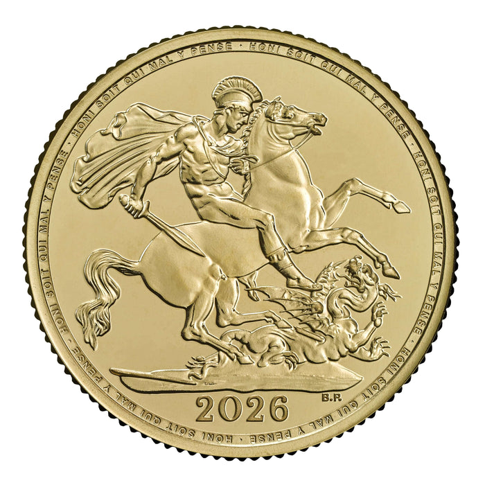 2026 Gold Sovereign — reverse